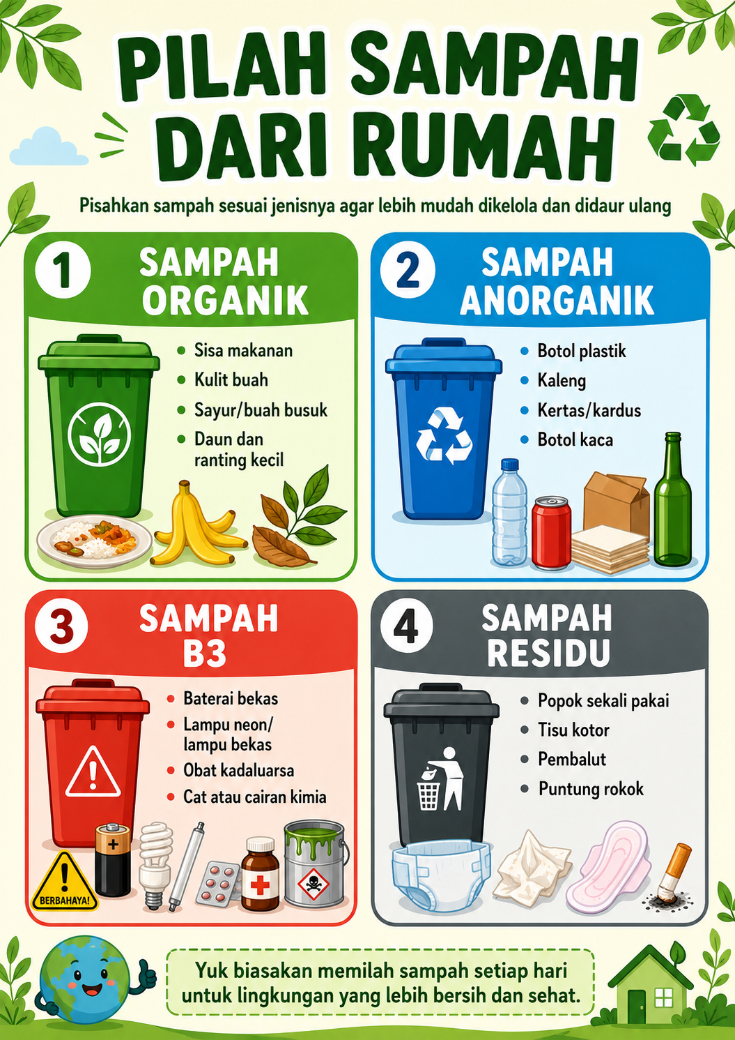 Poster Pemilahan Sampah SERASI
